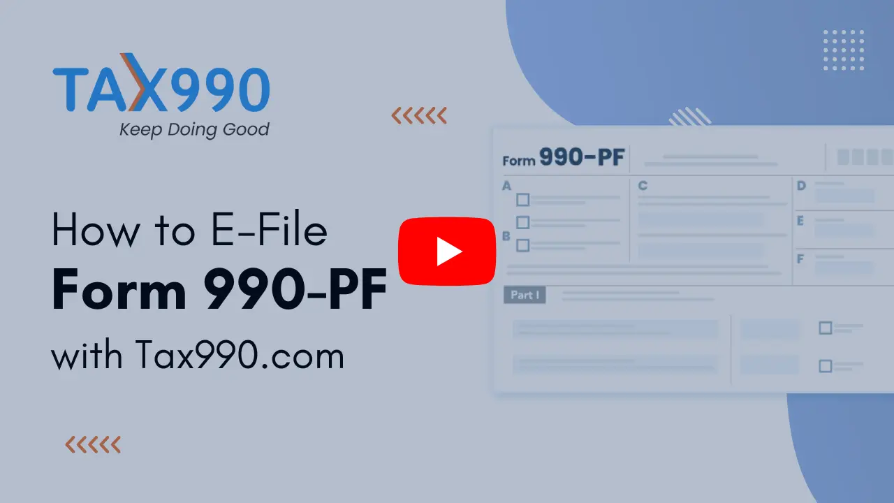 E-File Form 990-PF for 2023