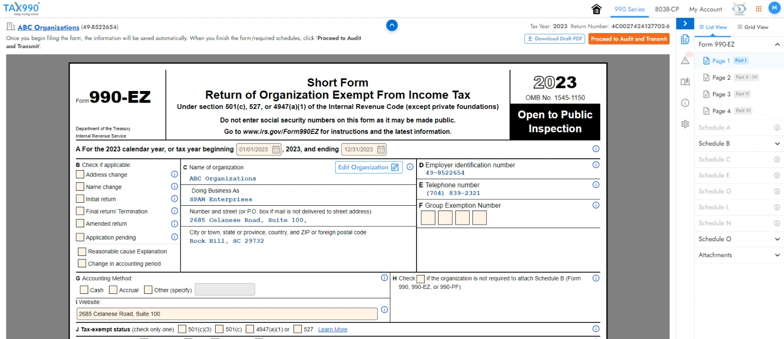 Enter Form Data